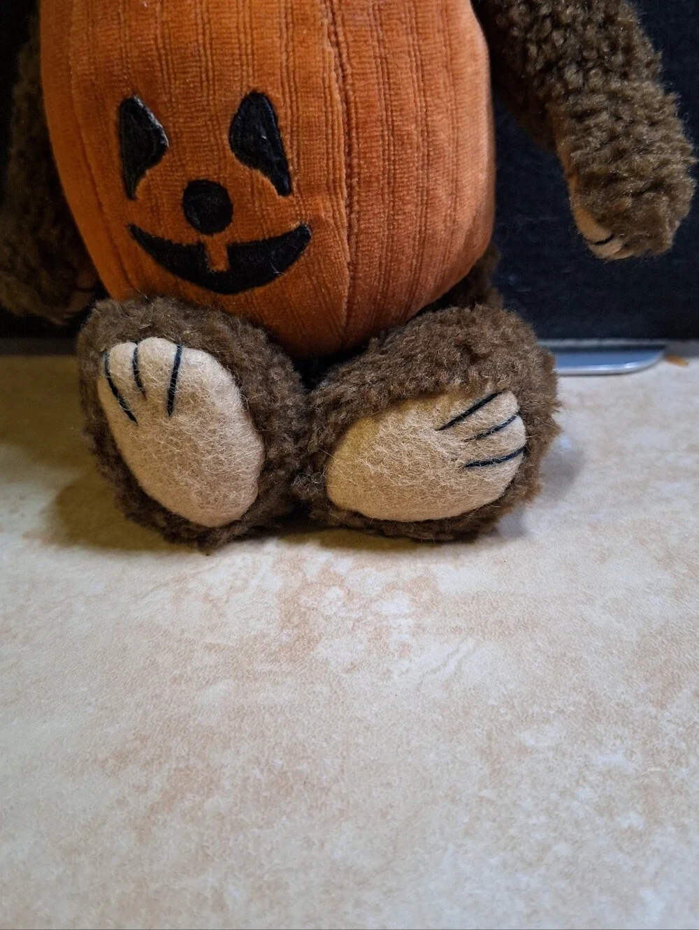 Boyds Bears removeable pumpkin